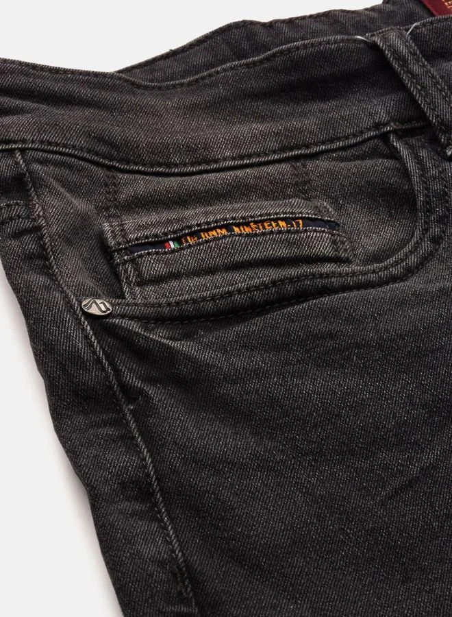 The Indian Garage Co Men Slim Fit Solid Mid-Rise Jeans