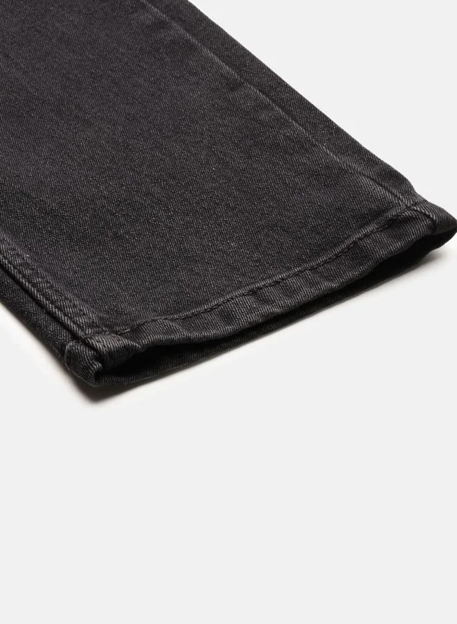 The Indian Garage Co Men Slim Fit Solid Mid-Rise Jeans