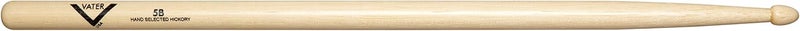 Vater 5B Wood Tip Hickory Drum Sticks, Pair