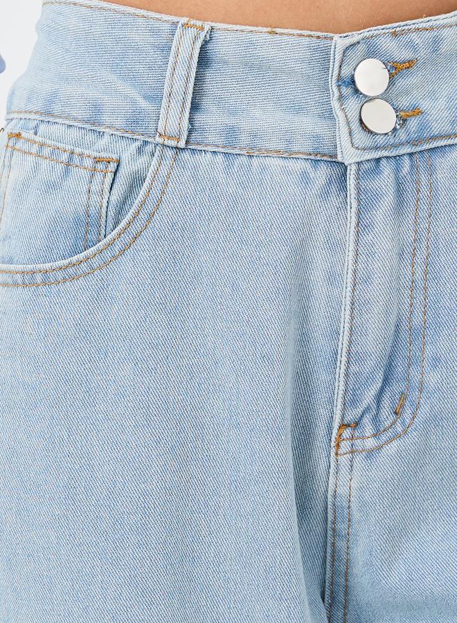 ستايلي جينز ستايلي مستقيم بخصر متوسط - Image 3