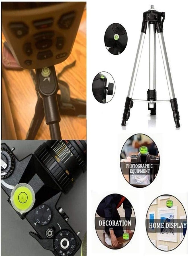 Preamer 4 Pics 25mm/1inch Small Level Bubble Scope bubble level Bullseye Leveler Tool Use for Leveling Camera Phonograph,Turntable, Tripod, Telescope - Image 5