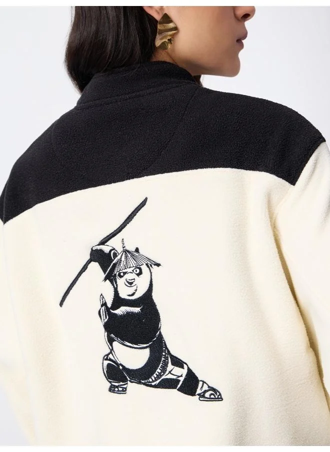 The Souled Store  The Souled Store Women Kung Fu Panda Applique Multicolour Oversized Fit Jackets for Women | Best Price UAE
