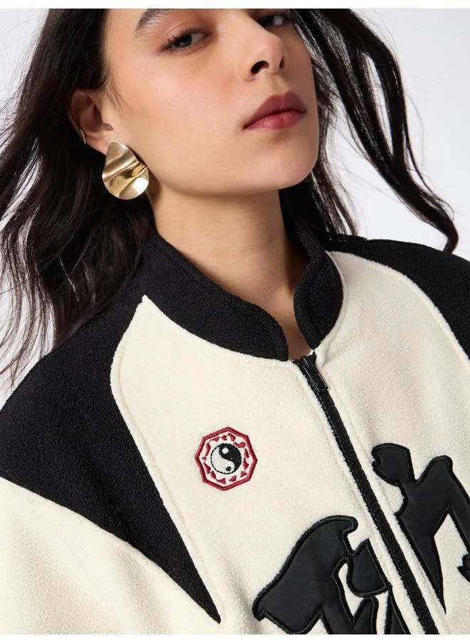 The Souled Store  The Souled Store Women Kung Fu Panda Applique Multicolour Oversized Fit Jackets for Women | Best Price UAE