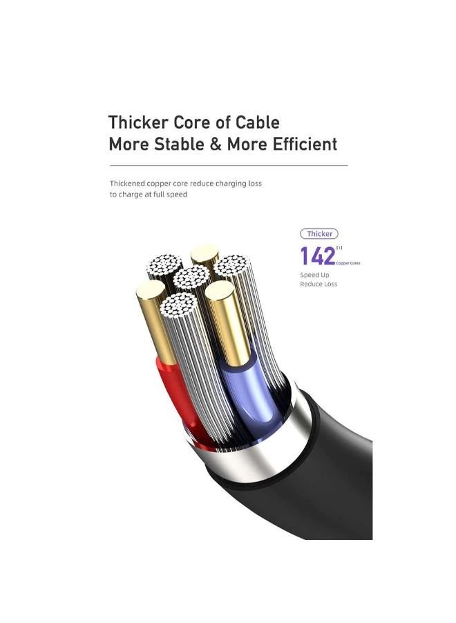 Awei CL-182L Lightt-ning Cable 2.4A 1m Quick Data Sync Transfer Fast Charge Bend Resistant - Image 2