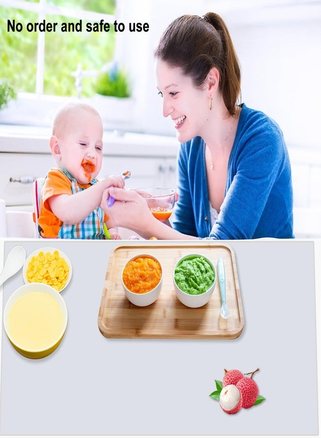 FMOACEN 2 Pack Extra Large Silicone Mat 36" x 24" Translucent Table Protector Craft Mat Heat Resistant Mat for Painting, Clay, Arts, Resin, Kitchen Baking - Image 3