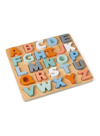 26-Pieces Wooden Alphabet Puzzle - Sweet Cocoon Collection With Water-Based Paint, Suitable For Ages 2 And Up - pzsku/Z1CB3B58E3FCCE6A75981Z/45/_/1646145639/496d3b48-d436-46ad-ad38-67b7cdc70975