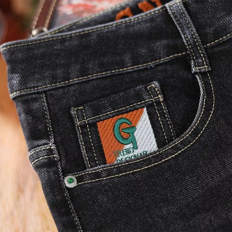 Unisex Classic Denim Jeans Loose Fit Daily Outdoor Wear - Image 3
