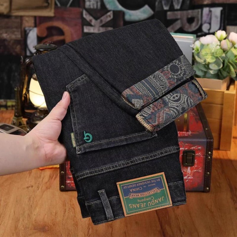 Unisex Classic Denim Jeans Loose Fit Daily Outdoor Wear - Image 4