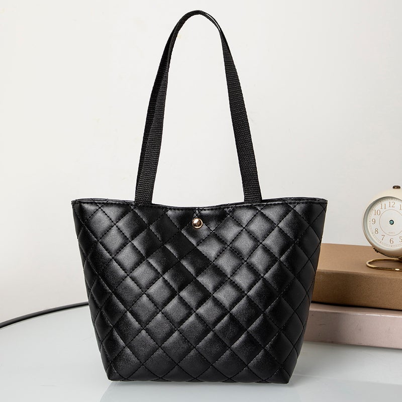 Fashion Western Style Large Capacity Rhombus Women'S Underarm Bag Trendy Straw Solid Color Women'S Underarm Bag - Image 2