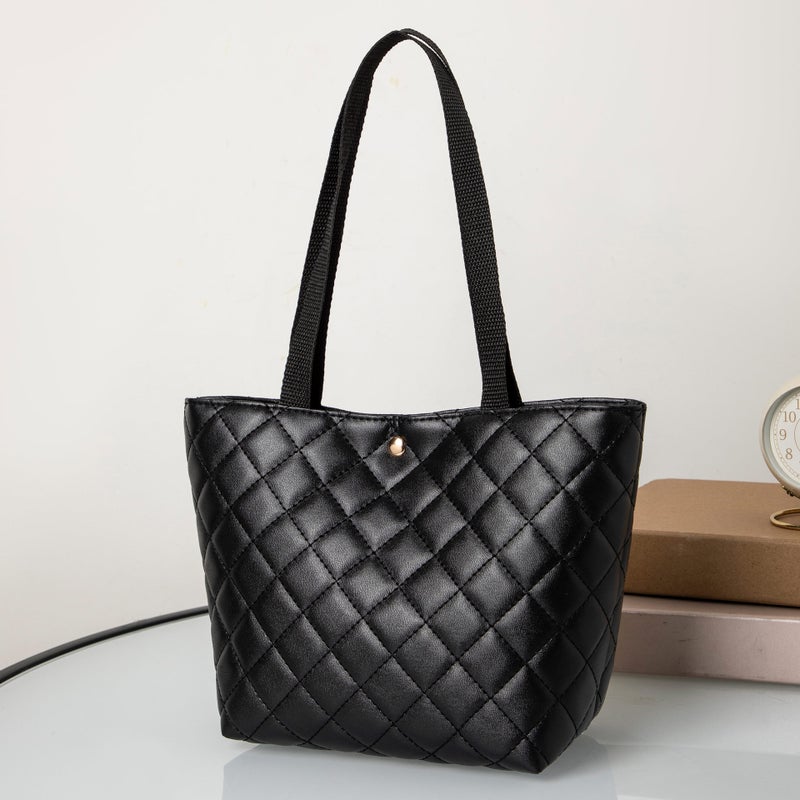 Fashion Western Style Large Capacity Rhombus Women'S Underarm Bag Trendy Straw Solid Color Women'S Underarm Bag - Image 3