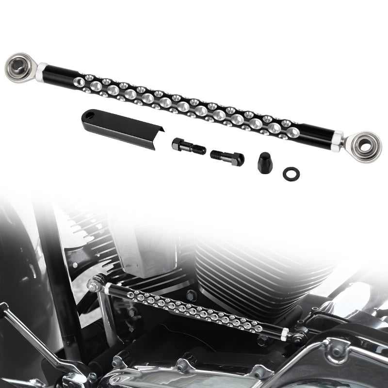 Amazicha Black Shift Linkage Gear Compatible for Harley Davidson Softail Dyna Touring Street Glide Electra Glide Road Glide Road King Tri Glide 1986-2023