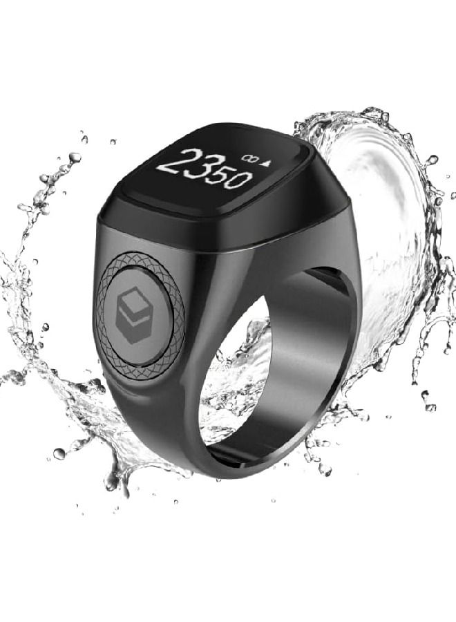 iQIBLA Smart Tasbih Zikr Aluminium Ring 22mm Space Gray ZIKR1-22F Pro - Image 2