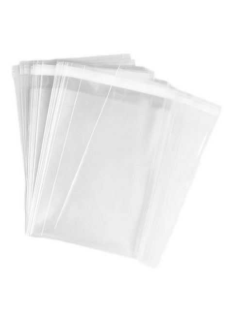 100 Pcs 8 7/16 X 10 1/4 Clear Resealable Cello Cellophane Bags For 8X10 Print Mat Matting