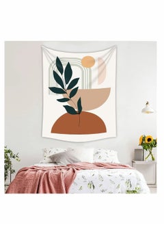 Y&D Abstract Tapestry for Bedroom Aesthetic Plant Wall Hanging Sun Botanical Boho Bohemian Decor Art Tapestries Living Room Dorm Home Modern Tapestry, 150 x 100 cm  - Image 2