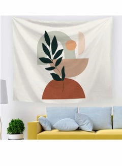 Y&D Abstract Tapestry for Bedroom Aesthetic Plant Wall Hanging Sun Botanical Boho Bohemian Decor Art Tapestries Living Room Dorm Home Modern Tapestry, 150 x 100 cm  - Image 5