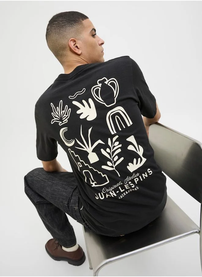 JACK & JONES Jack & Jones Graphic Print Short Sleeve T-Shirt