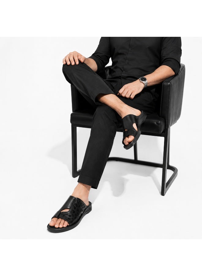 Men's Comfort Adjustable – Casual Everyday Sandals with Hook & Loop Strap and Cushioned Footbed - Image 1