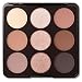 Erinde 9 Colors Nude Eyeshadow Palette Warm Brown Neutral Eye Shadow Makeup Palette with Mirror Highly Pigmented Matte Shimmer Glitter Eyeshadow Long Lasting Blendable for Daily Natural Look - Image 2