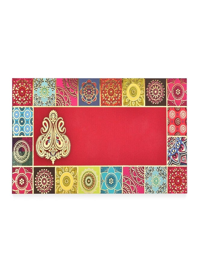 Fonsie Rajhasthani traditional pack of 20pcs cash envelopes for gifting money on wedding gift, baby shower gift, shagun, family gatherings with name space. - Image 1
