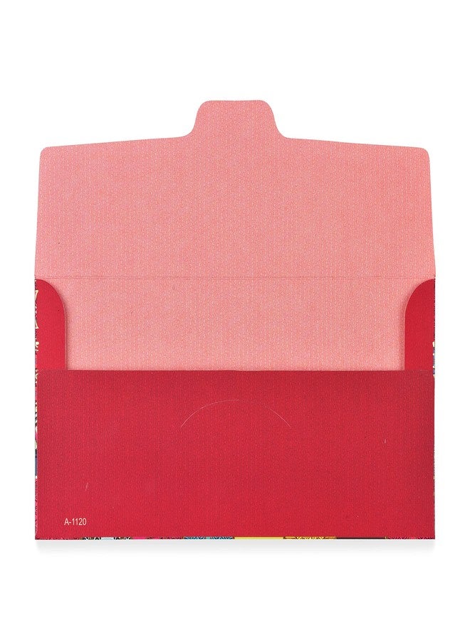 Fonsie Rajhasthani traditional pack of 20pcs cash envelopes for gifting money on wedding gift, baby shower gift, shagun, family gatherings with name space. - Image 3