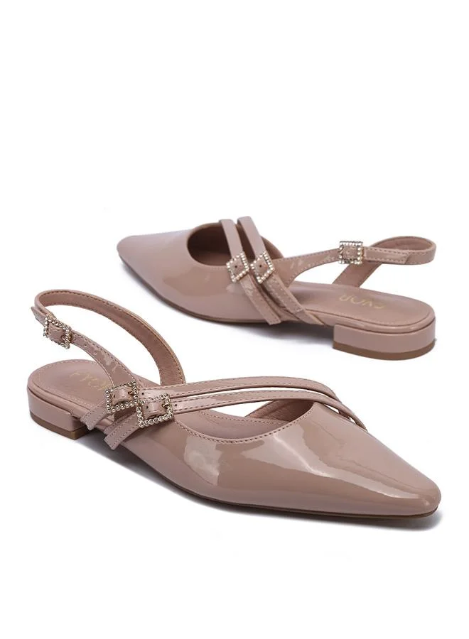 Fyor  Stylish Multi-Strap Glossy Slingback CD 008 for Women | Best Price UAE