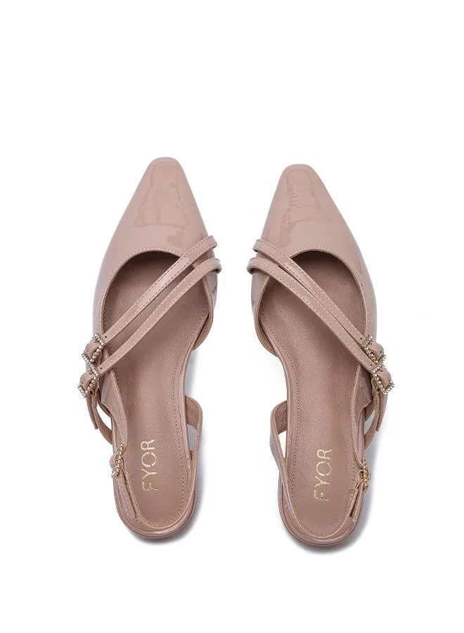 Fyor  Stylish Multi-Strap Glossy Slingback CD 008 for Women | Best Price UAE