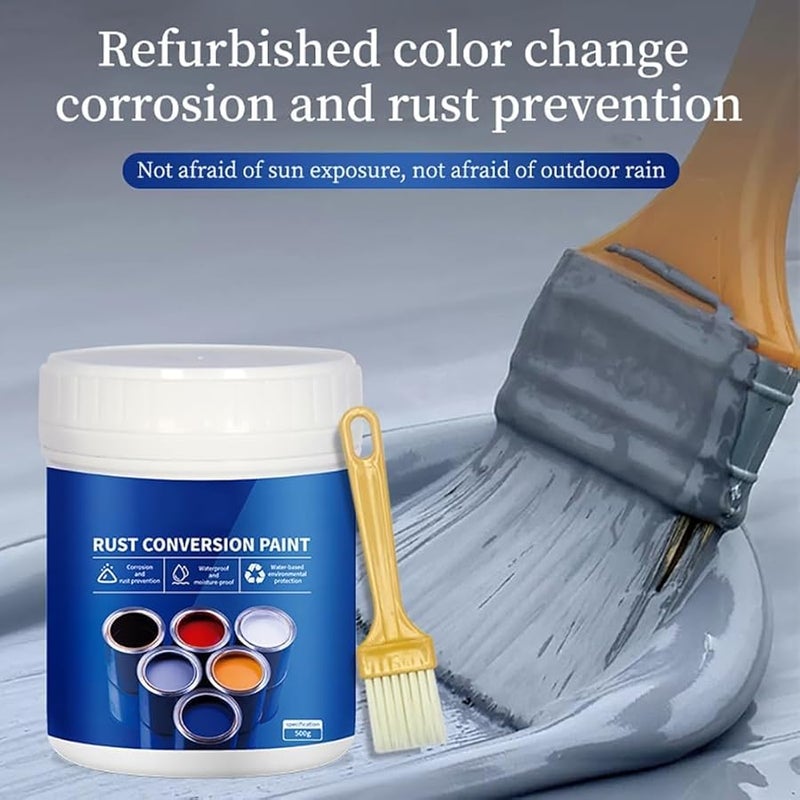 White Rust Converter Paint Weatherproof Anti Rust Coating Water Based Metal Paint - Image 4