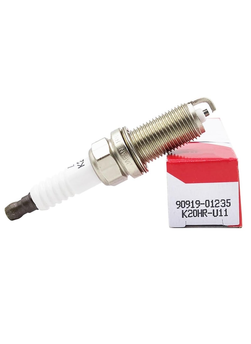 TOYOTA - Genuine Spark Plug 90919-01235 | OEM High Performance Replacement for Toyota FJ Cruiser, Fortuner, Hiace, Hilux & More (Pack of 4) - Image 1