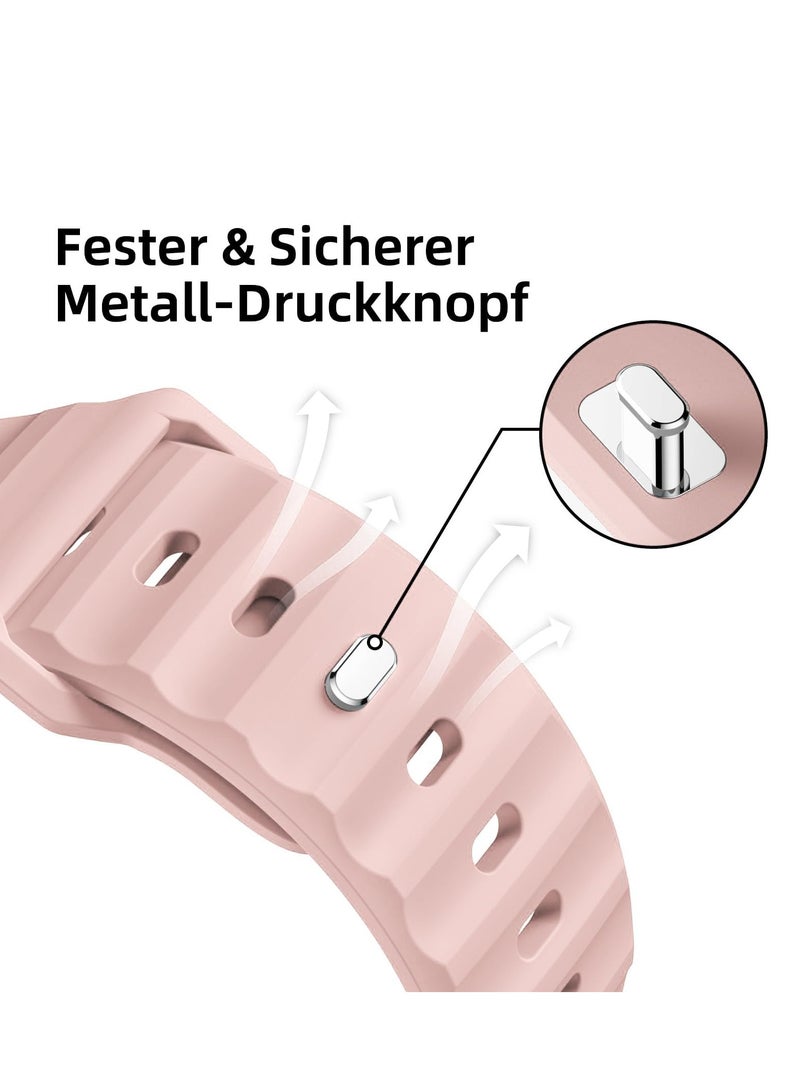 Sport Bands Compatible with Apple Watch Ultra 2/Ultra Band 49mm 45mm 44mm 42mm for Men, Soft Silicone Wristbands Waterproof Replacement Strap for iWatch Series 9 8 7 6 5 4 3 2 1 SE SE2 - Image 3