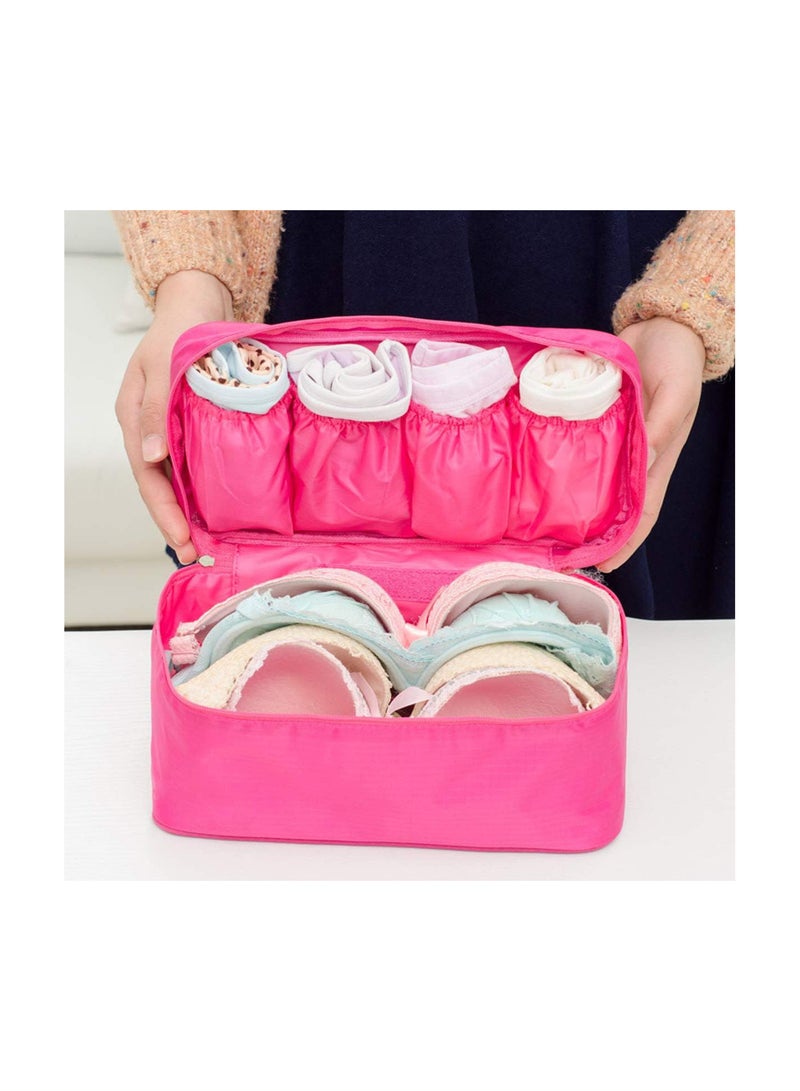 GGOOT Packing Organizer, Rose Red Bra Storage Bag Used Used for Travel Underwear Cosmetics - Image 5