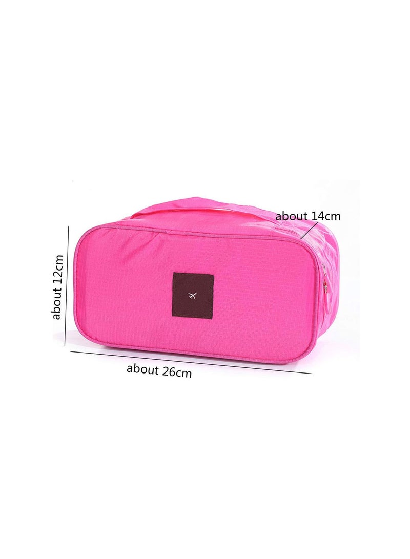 GGOOT Packing Organizer, Rose Red Bra Storage Bag Used Used for Travel Underwear Cosmetics - Image 2