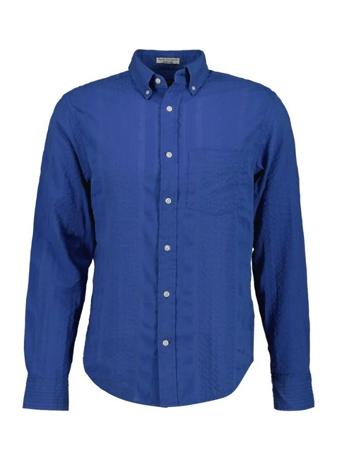 غانت Gant Regular Fit Seersucker Stripe Shirt