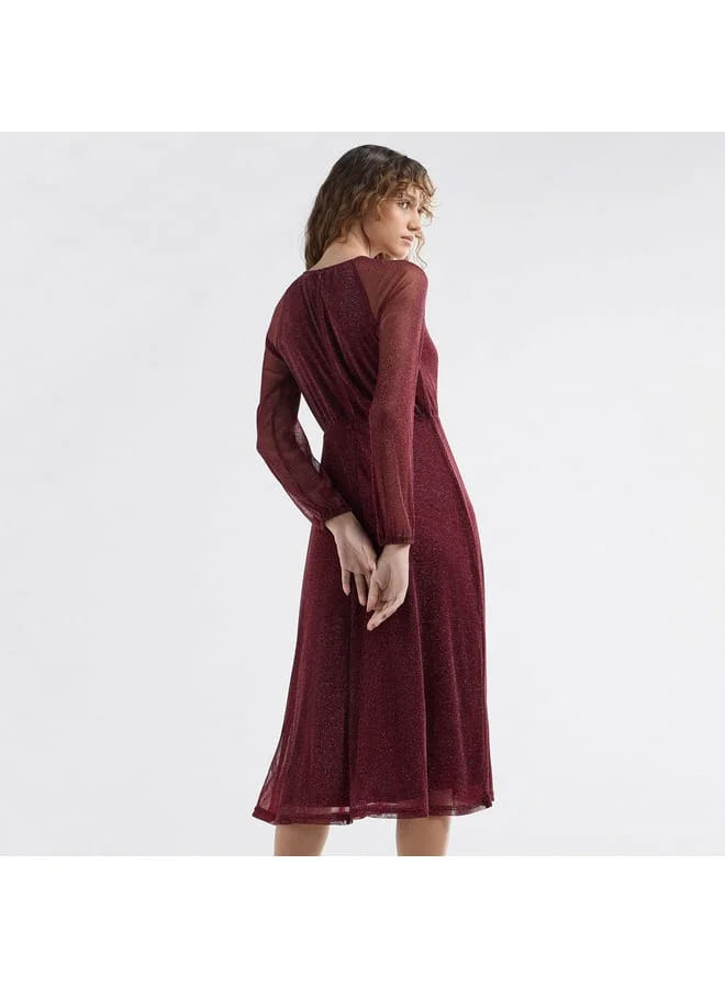 Splash FAV Sparkle Long Sleeve Dress