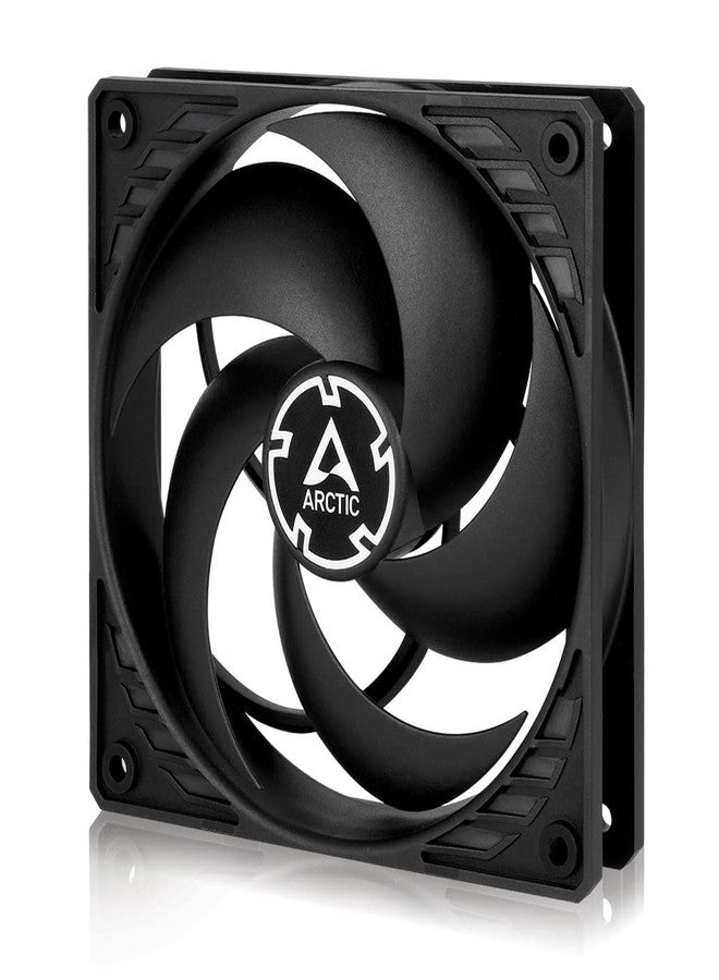 ARCTIC P12 PWM - PC Fan, 120mm Case Fan with PWM, Pressure-optimised, Quiet Motor, Computer, Fan Speed: 200-1800 RPM (0 RPM <5%) - Black - Image 1