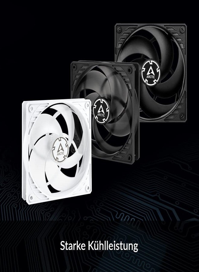 ARCTIC P12 PWM - PC Fan, 120mm Case Fan with PWM, Pressure-optimised, Quiet Motor, Computer, Fan Speed: 200-1800 RPM (0 RPM <5%) - Black - Image 5