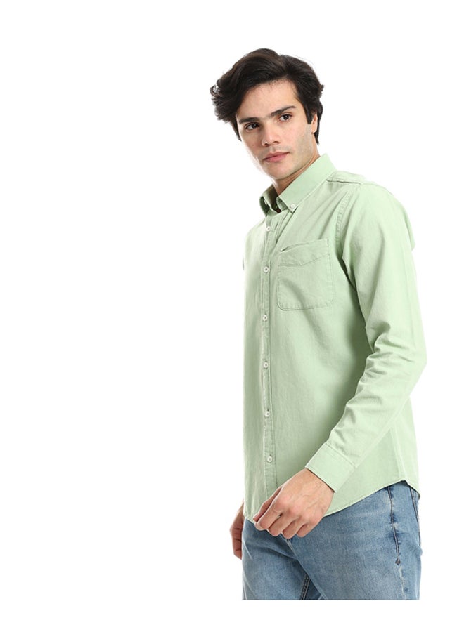 Andora Button Down Collar Long Sleeves Shirt  - Image 2