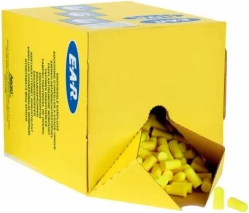 3M ™ E-A-R™ E-A-Rsoft™ Yellow Neons™ PD-01-010 Earplugs, Refill Bag 500 Pairs - 36 dB