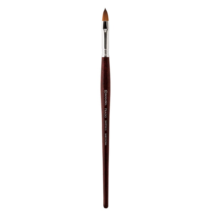 Escoda Art Products Escoda Prado Series Artist Watercolor & Acrylic Short Handle Filbert Paint Brush, Size 1, Synthetic Sable - Image 5