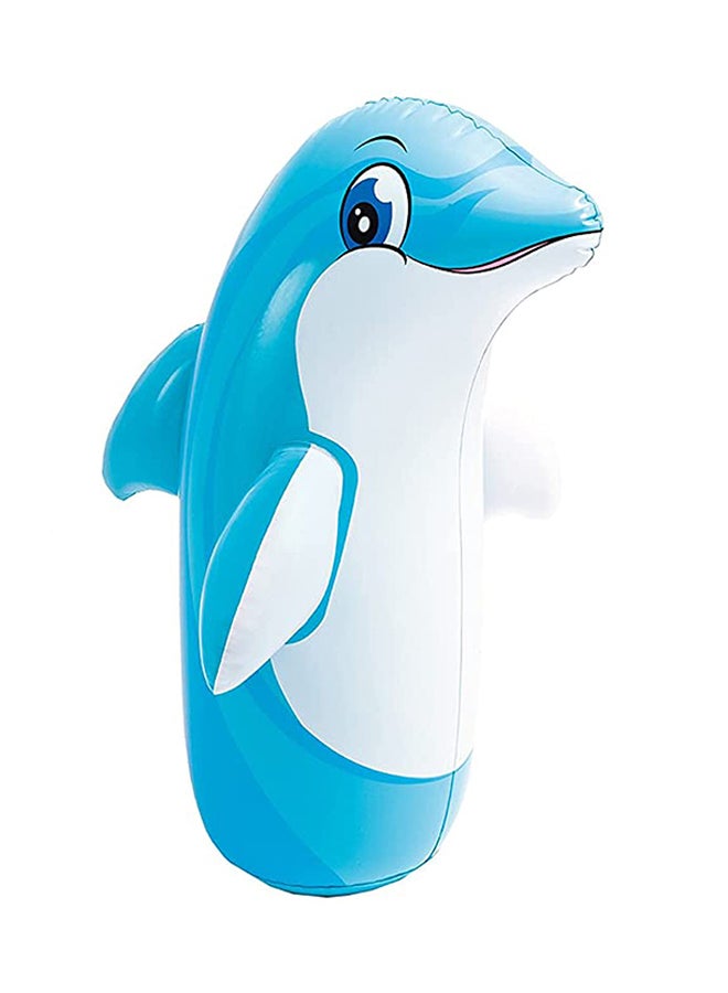 INTEX 3D Dolphin Inflatable Bop Bag 97x61cm - Image 1