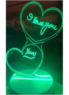 Generic 3D Creative 7 color Love Notebook Lamp, Night light for expressing your love to your loved ones, Valentines day, Thanksgiving, April fool, Happy Eid, Back to school, Gift on all occasions.  - Image 4