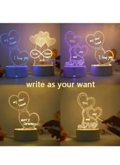 Generic 3D Creative 7 color Love Notebook Lamp, Night light for expressing your love to your loved ones, Valentines day, Thanksgiving, April fool, Happy Eid, Back to school, Gift on all occasions.  - Image 5