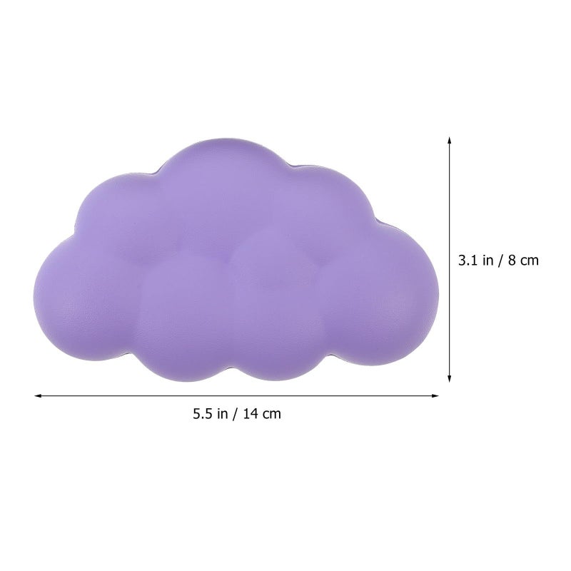 Artibetter 2pcs Cloud Keyboard Wrist Rest And Mouse Pad With Non-Slip Base Ergonomic Support - Image 3