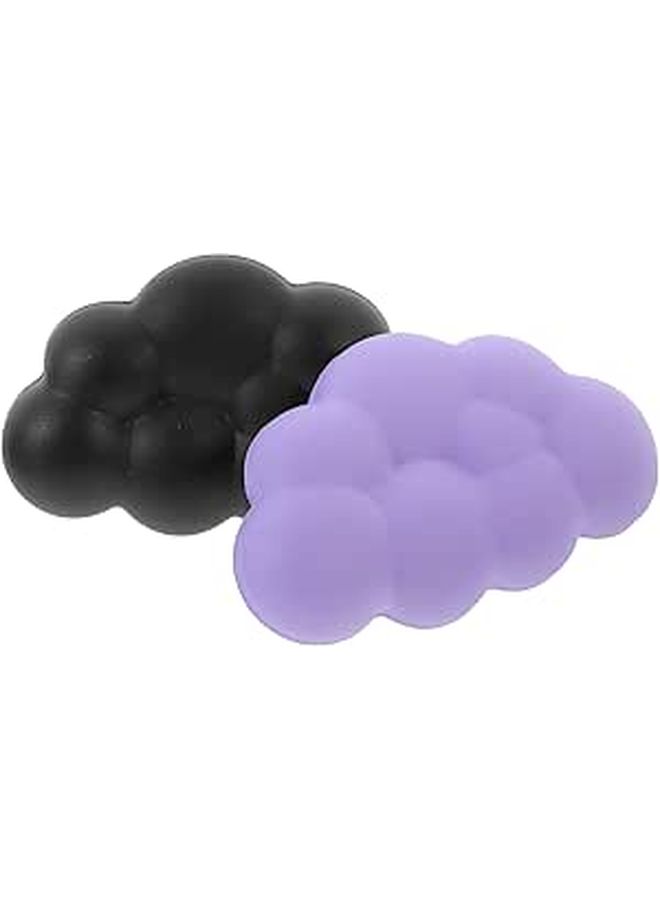 Artibetter 2pcs Cloud Keyboard Wrist Rest And Mouse Pad With Non-Slip Base Ergonomic Support - Image 1