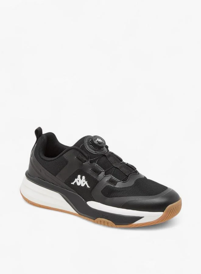 Kappa Men'S Logo Detail Padel Sports Shoes With Rotating Buckle Closure
