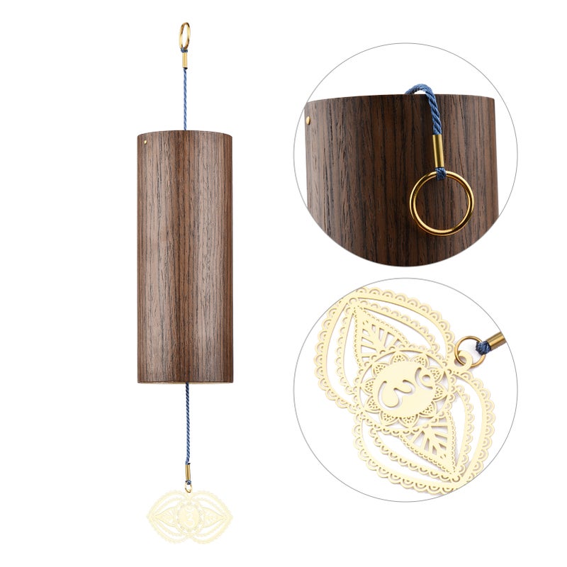 Chakra Chimes Natural Bamboo Wind Chimes Meditation Chord Windchime Windbell for Outdoor Garden Patio Home Decoration Zen Meditation Relaxation - Image 5