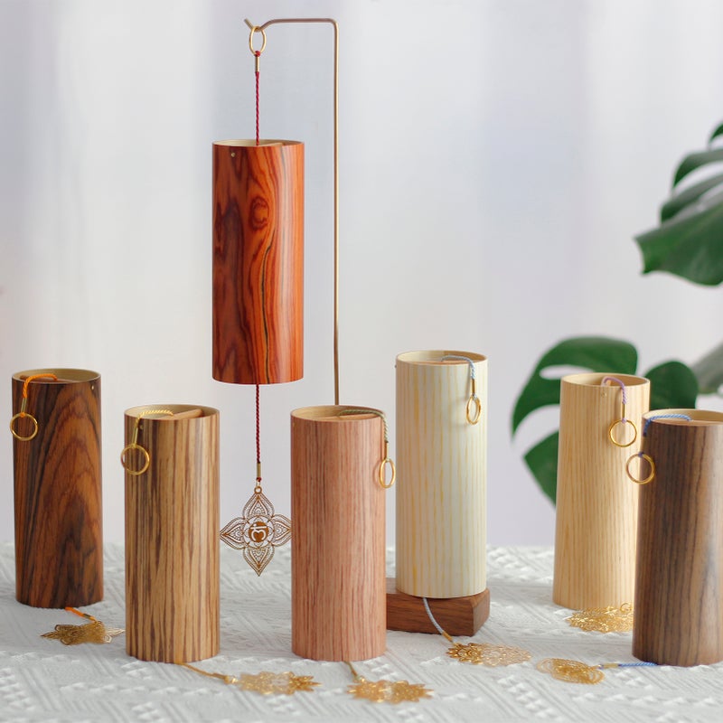 Chakra Chimes Natural Bamboo Wind Chimes Meditation Chord Windchime Windbell for Outdoor Garden Patio Home Decoration Zen Meditation Relaxation - Image 2