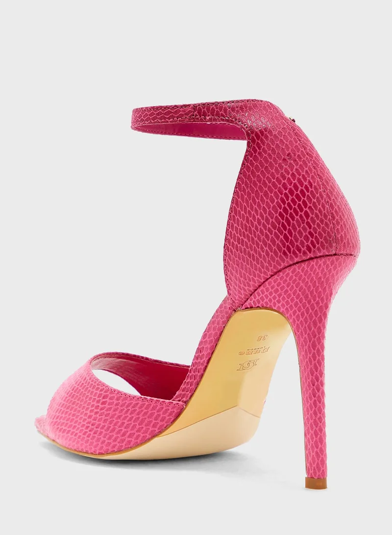 Dune LONDON Peep Toe Ankle Strap High Heel Sandals