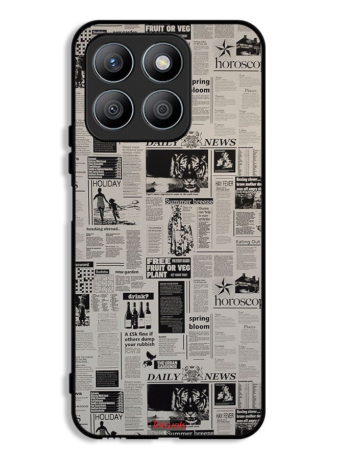 Tolwak Honor X8b Protective Case Cover Newspaper Recording - Image 1