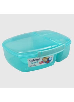 sistema TEAL  2L TRIPLE SPLIT WITH YOGURT POT FOOD STORAGE  - Image 1