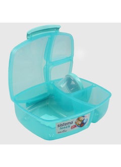 sistema TEAL  2L TRIPLE SPLIT WITH YOGURT POT FOOD STORAGE  - Image 2